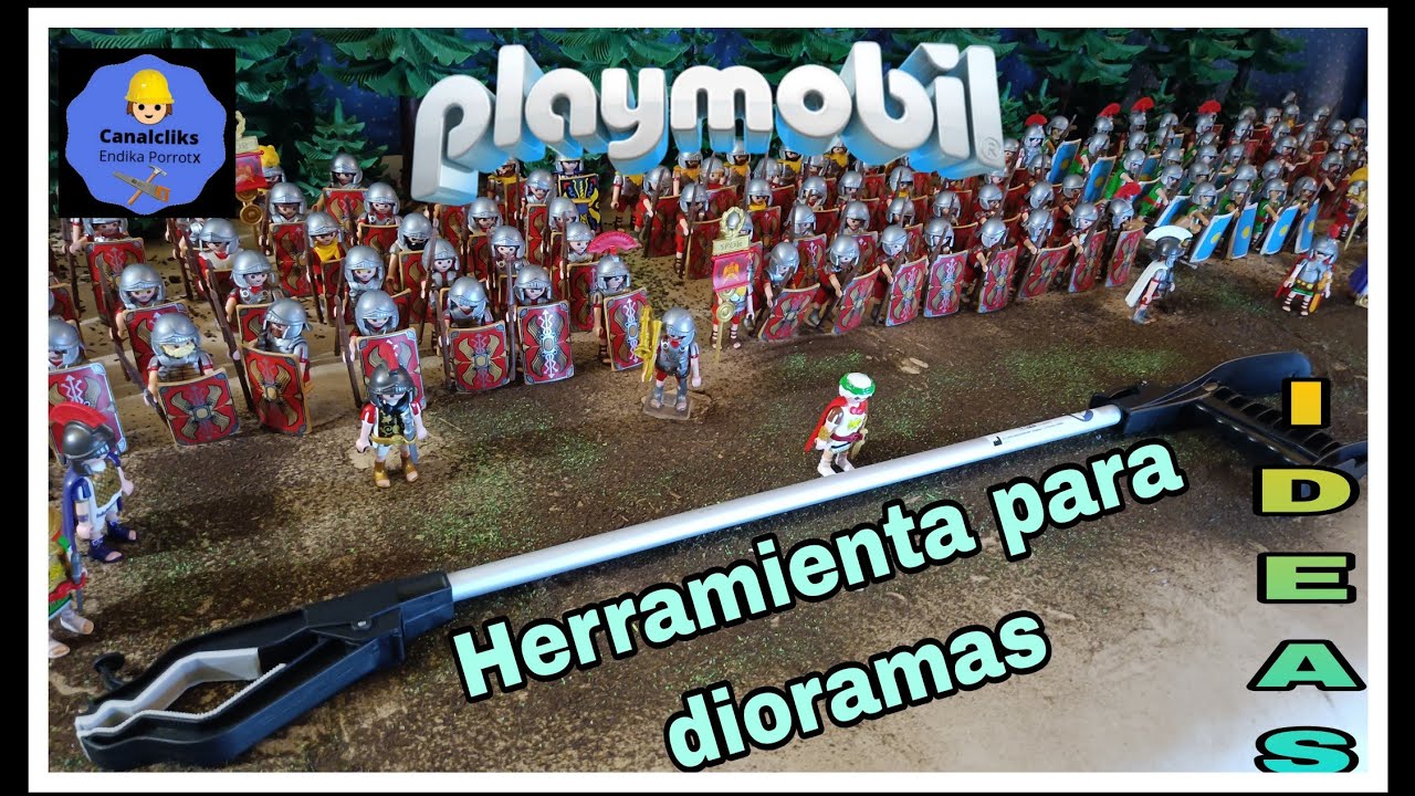 HERRAMIENTA PARA DIORAMAS. Ideas para dioramistas. Playmobil. 