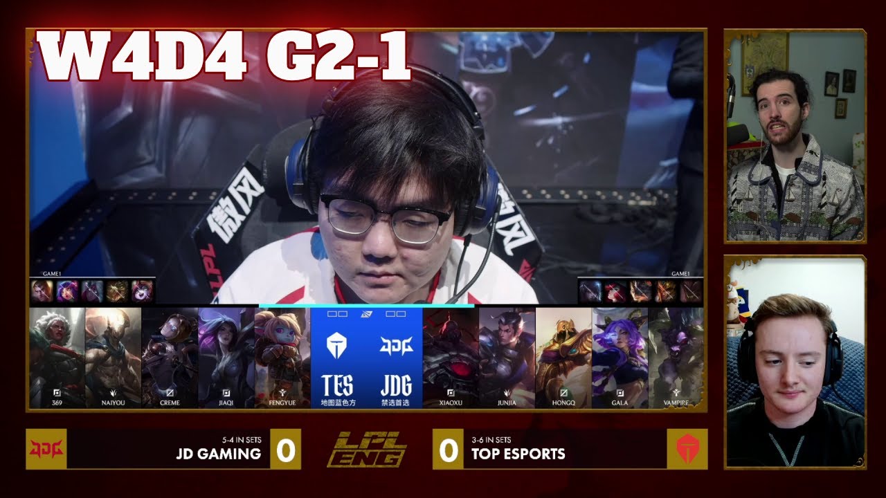 TES vs JDG - Game 1 | Week 4 Day 4 LPL Winter 2026 Split 1 | Top Esports vs JD Gaming G1 full