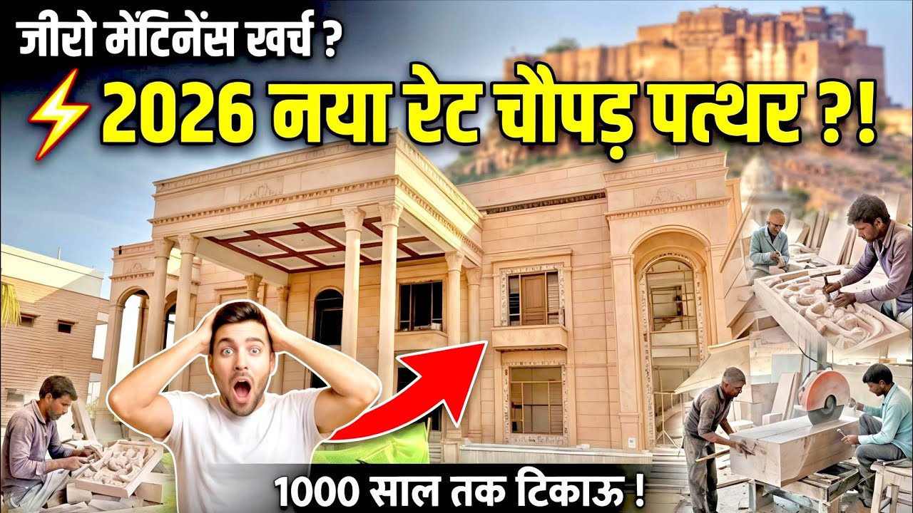 Jodhpur stone house | जोधपुर के पत्थर से बने घर जोधपुर में पत्थर की दर प्रति वर्ग फुट |