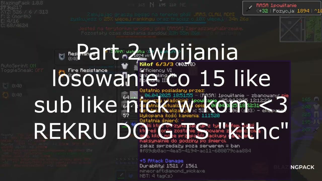 PRZECHODZENIE PRZEZ SCIANY NA WATERMC.EU | NIKT NIE JEST BEZPIECZNY | LOSOWANIE CO 15 LIKE|