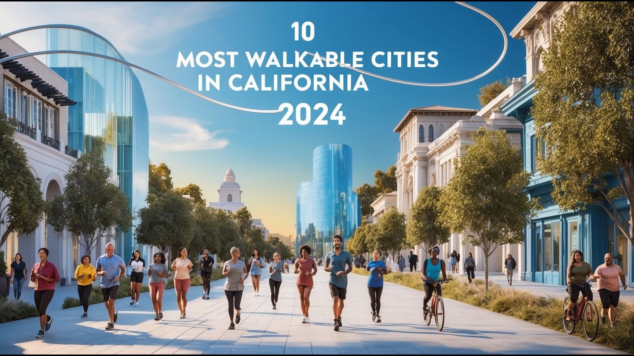 10 Most Walkable Cities in California in 2024