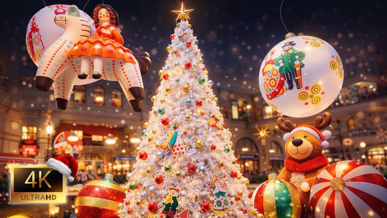 Inside GUM Moscow 4K 🎄 New Year 2026 Decorations