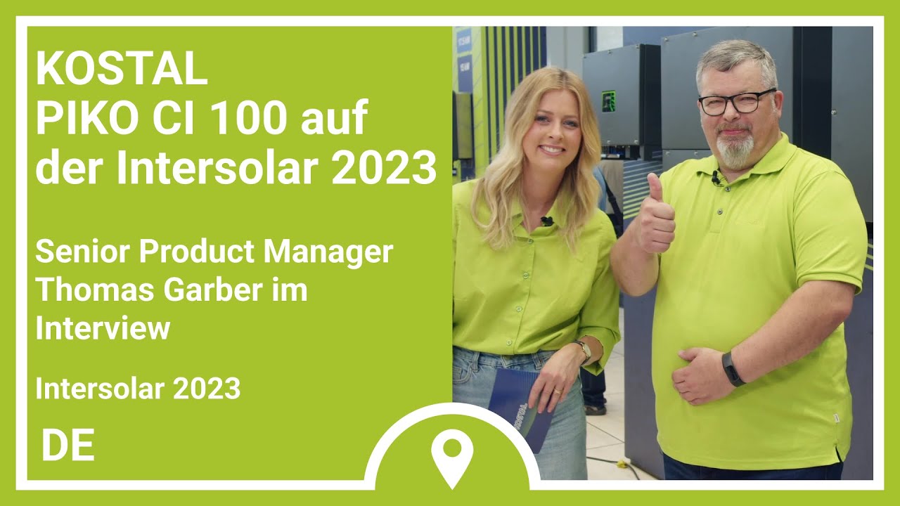 #Intersolar: Der neue PIKO CI 100 mit Thomas Garber | KOSTAL