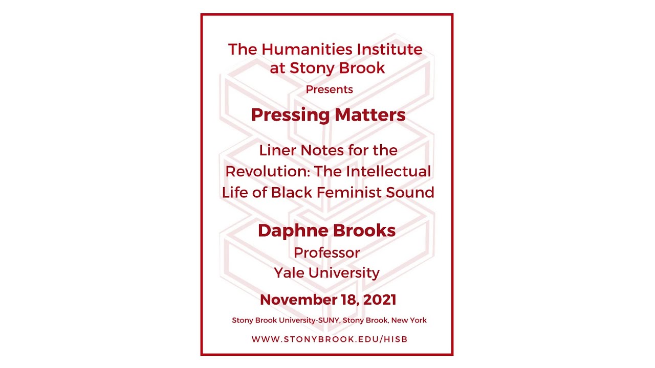 Daphne Brooks:  Liner Notes for the Revolution: The Intellectual Life of Black Feminist Sound