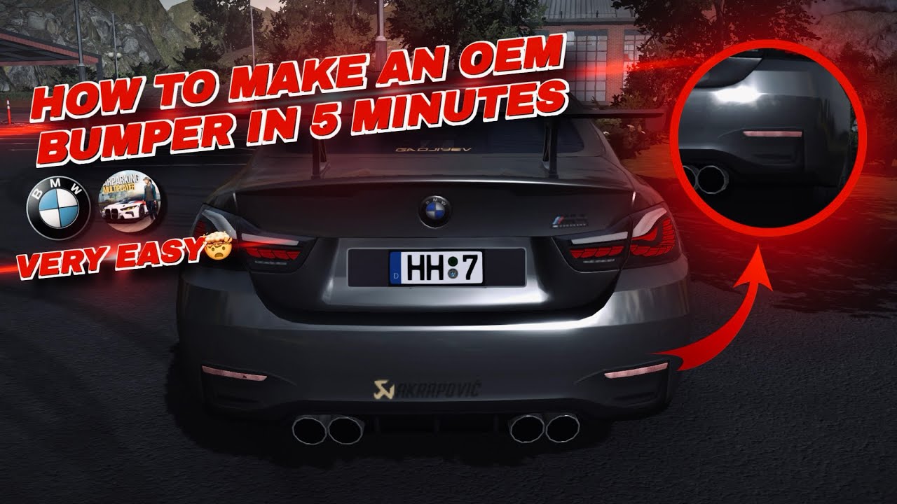 How To Make An Oem Bumper In 5 Mınutes?/Car Parking Multiplayer