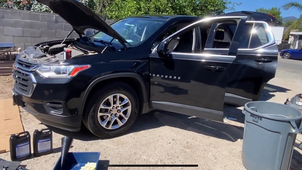 2018- 2023 Chevy Traverse Transmission Drain and Fill