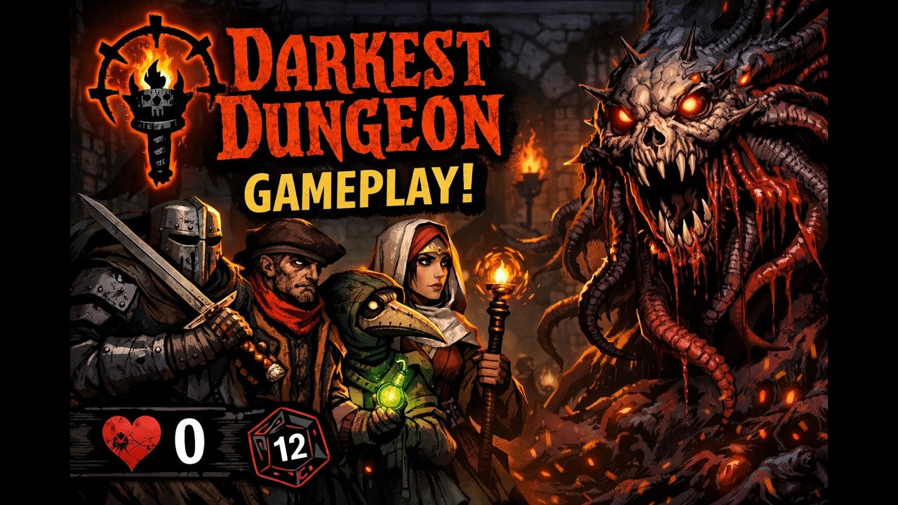 Darkest Dungeon Gameplay on Steam Deck | Blind Run #darkestdungeon