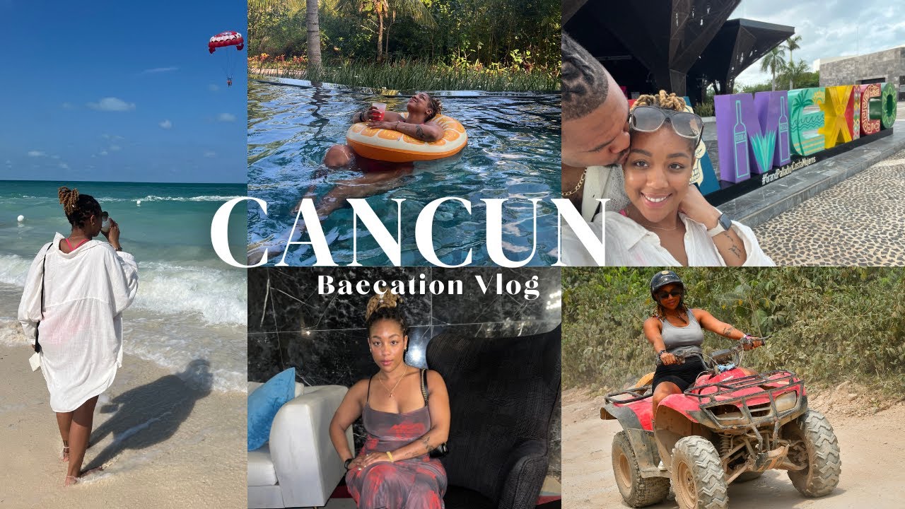 BAECATION IN MEXICO | All-Inclusive stay at TRS Coral Resort | Beach Day, ATV, Zipline, Silent Party