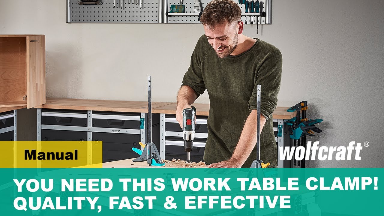 You Need This Work Table Clamp! High-Quality Build, Fast & Effective