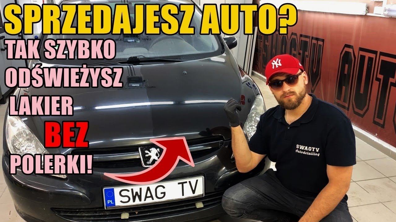 SZYBKI TRIK ODŚWIEŻENIA LAKIERU PRZED SPRZEDAŻĄ AUTA 🤩 | SWAGTV