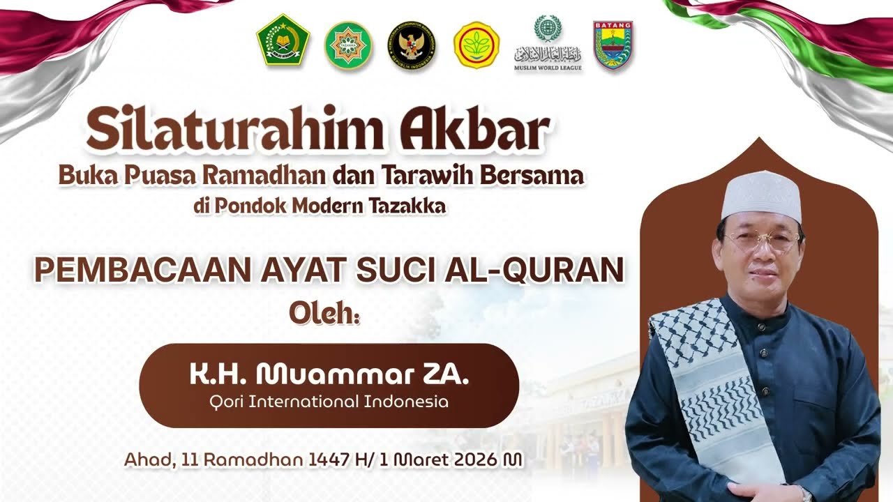 Tilawah Al-Qur’an oleh K.H. Muammar Zainal Asyikin Z.A., Qari Internasional