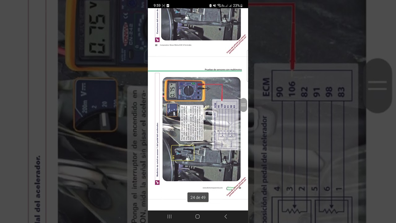 MANUAL ELÉCTRICO NISSAN URVAN GASOLINA 2.5