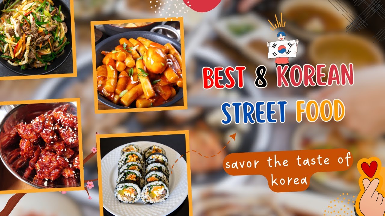Korea Tour: A Taste of Korean Foods in 10 Seconds 🇰🇷🍜 | south Korea #seoulstreet #koreanstyle