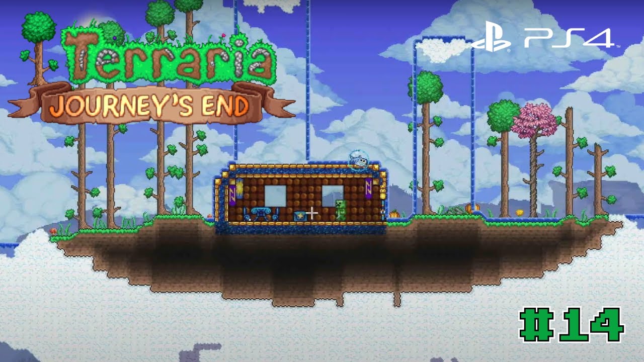 #14 Летучие острова ■ Terraria Journey's End [PS4]