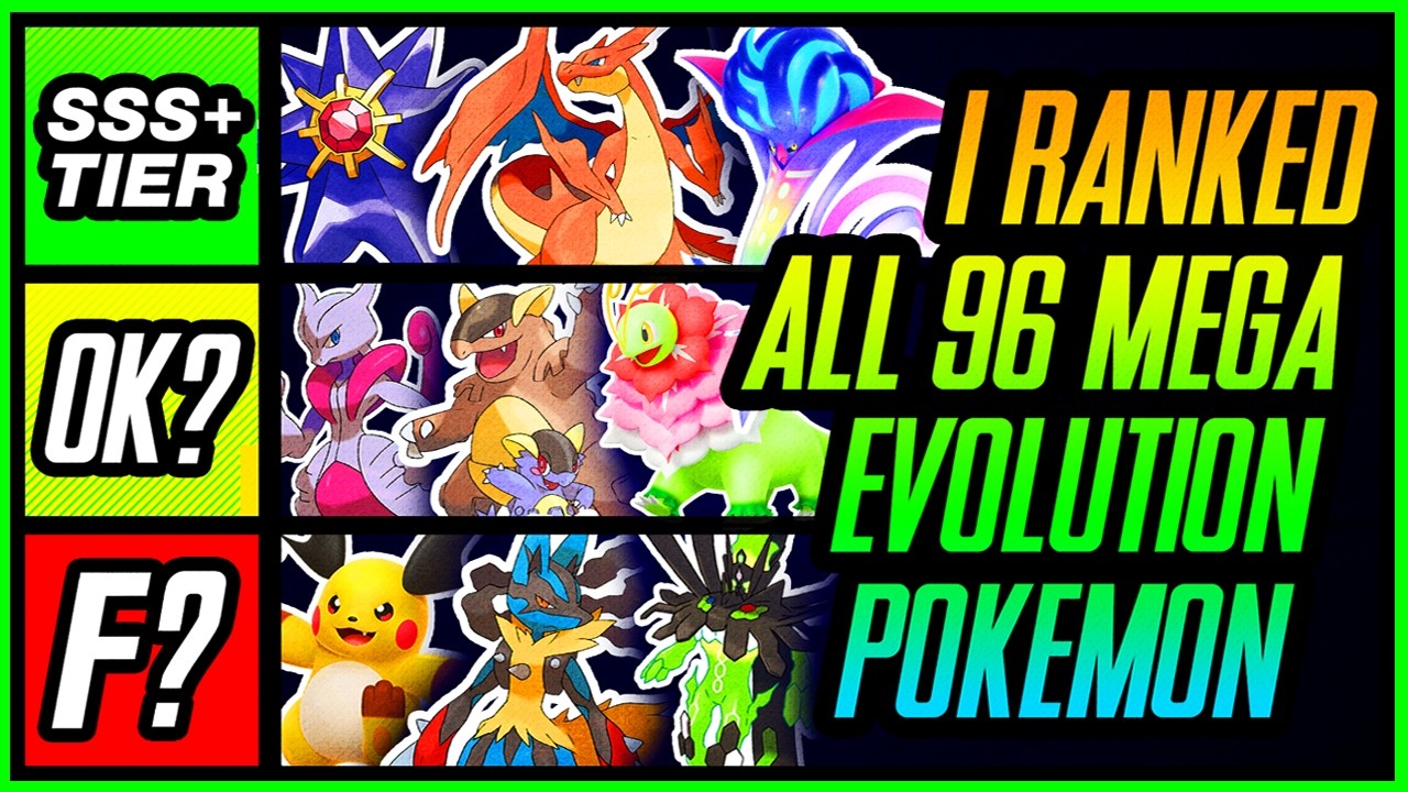 I Ranked ALL 96 Mega Evolution Pokemon! | Mr1upz
