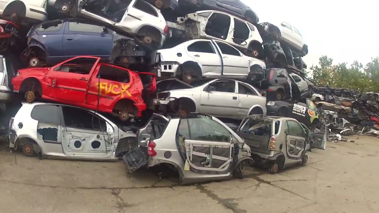 Besuch bei Kiesow den größten Schrottplatz in Germany am 27.10.2023 #scrapyard #schrottplatz #cars