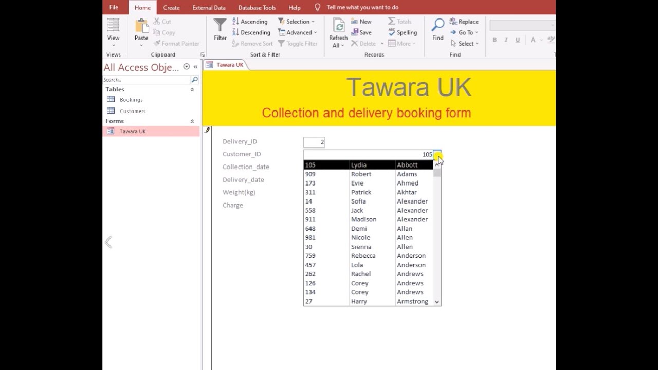 A Level IT 9626 March 2021 Paper 4 - Database Forms