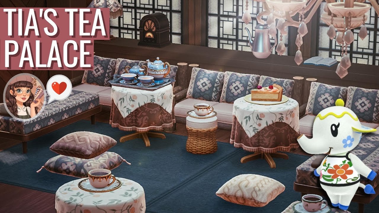 A Tea Room for TIA | House  Interiors + Exteriors | ACNH Speed Build | Happy Home Paradise