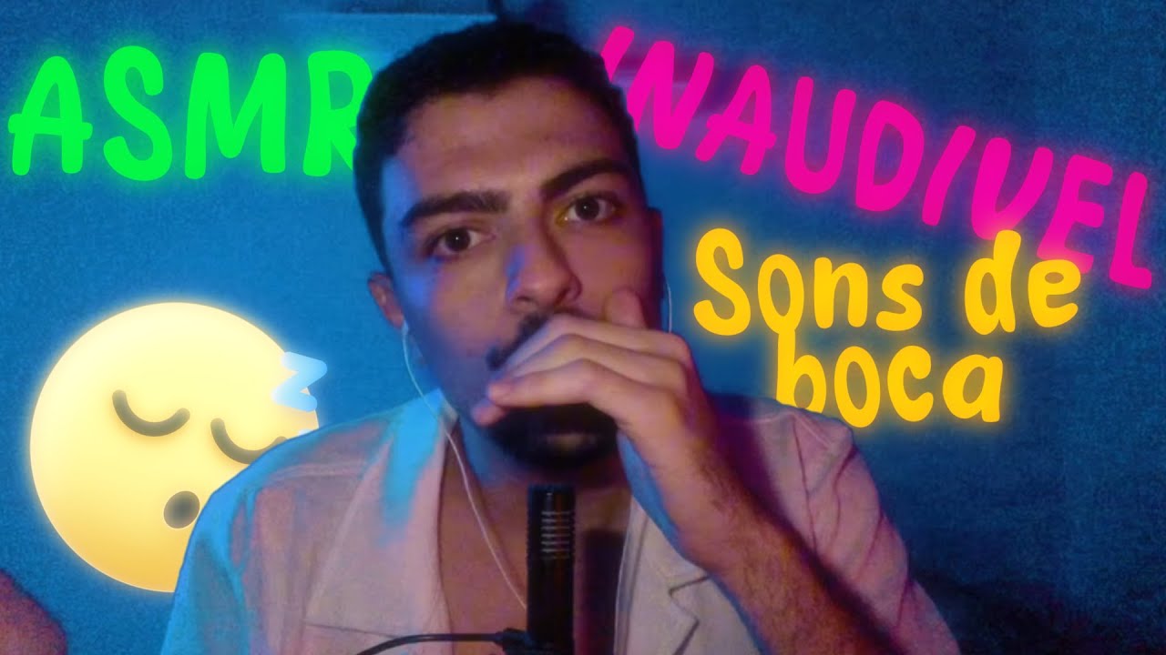 O PODER OCULTO DOS SONS INAUDÍVEIS 💦 ASMR Sem Falar com Sons de Boca Molhados e Relaxantes!