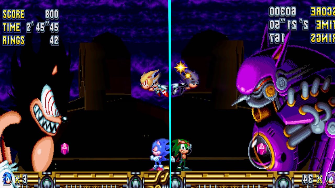 Sonic: Scourge and Fleetway Sonic Mania