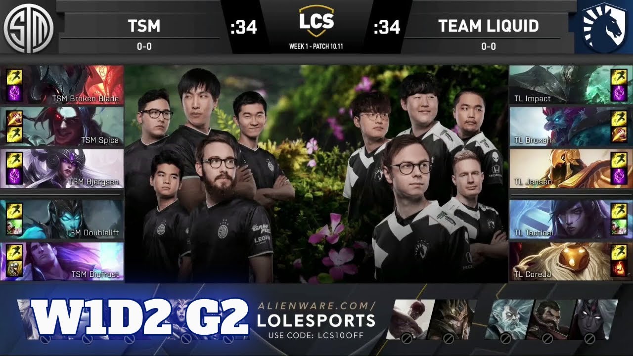 TSM vs Team Liquid | Week 1 Day 2 S10 LCS Summer 2020 | TSM vs TL W1D2