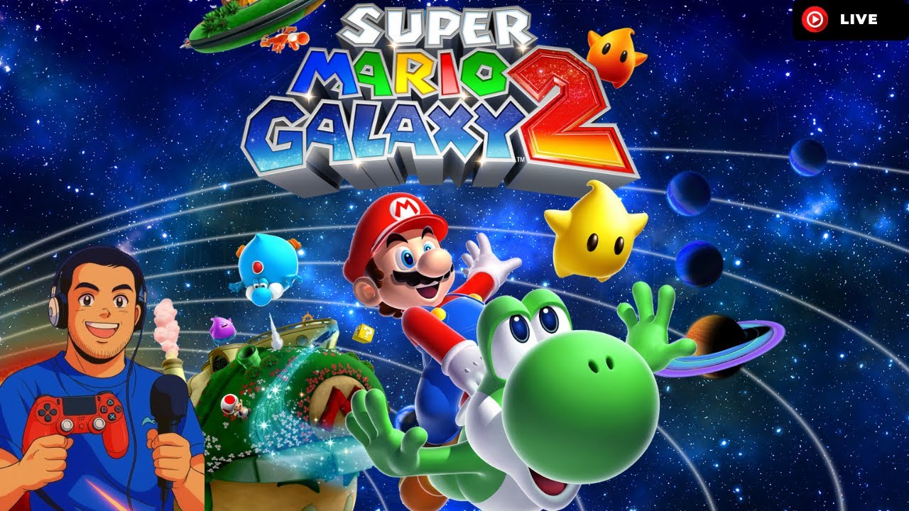 Super Mario Galaxy 2 Switch – Live Jogando Pela Primeira Vez!