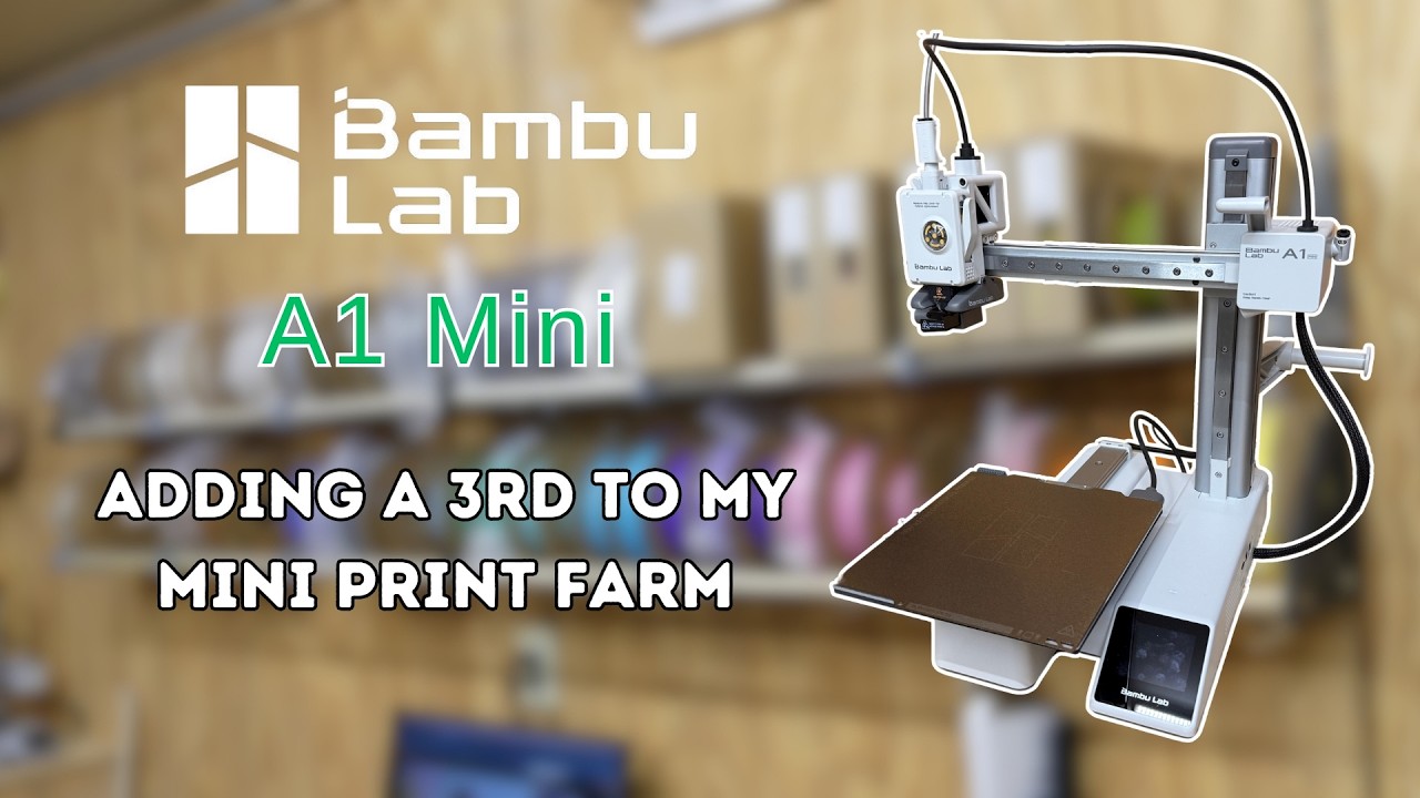 Bambu Lab A1 Mini: распаковка, настройка и первая печать