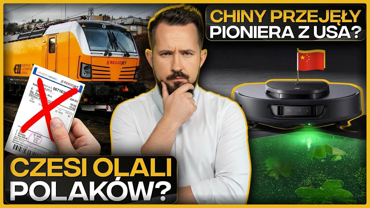 REGIOJET WYSTAWIŁ POLAK&Oacute;W, a CHINY PRZEJĘŁY ROOMBĘ? #BizWeek