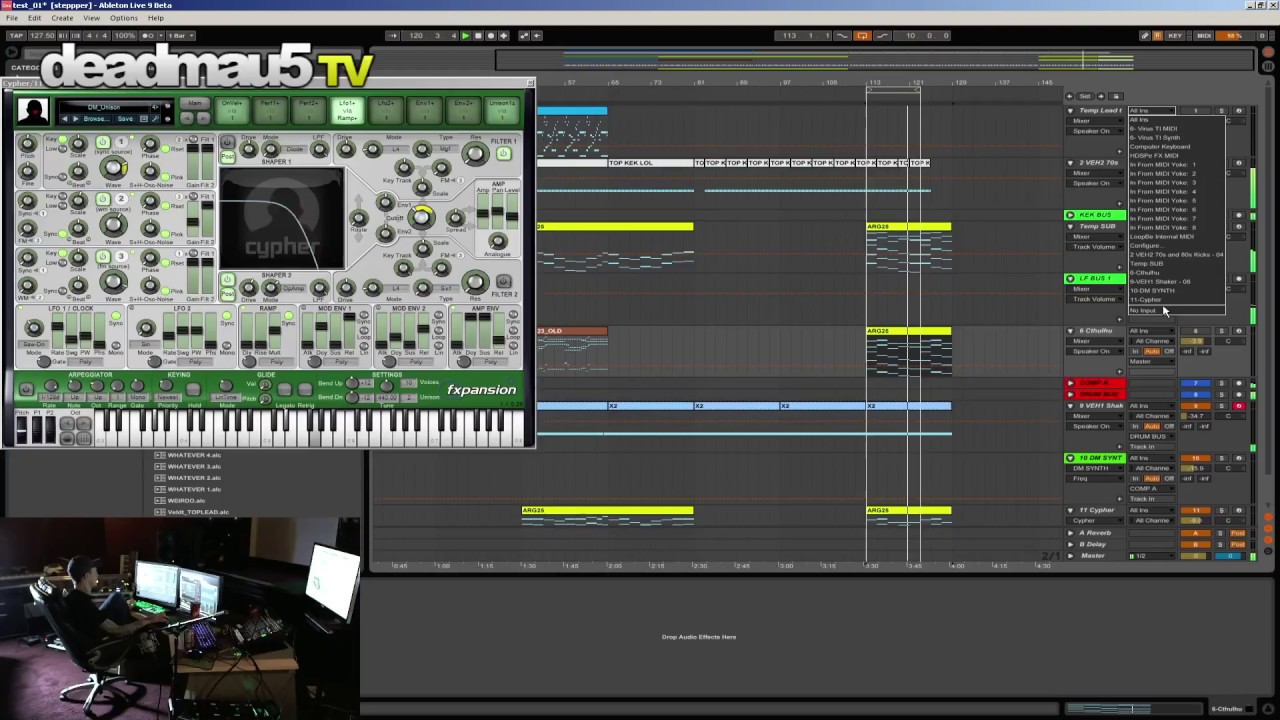 deadmau5 does Mr. Potatohead Music