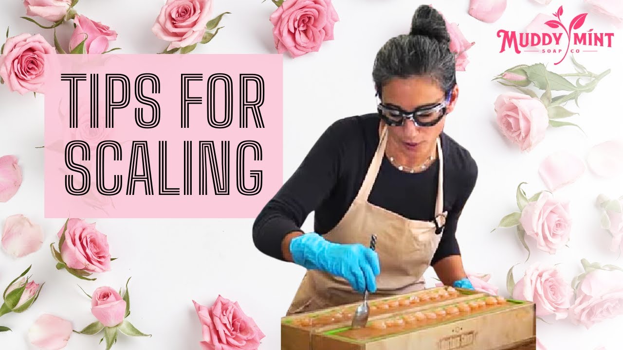 Making Rose Soap + Advice on Scaling Your Soap Biz