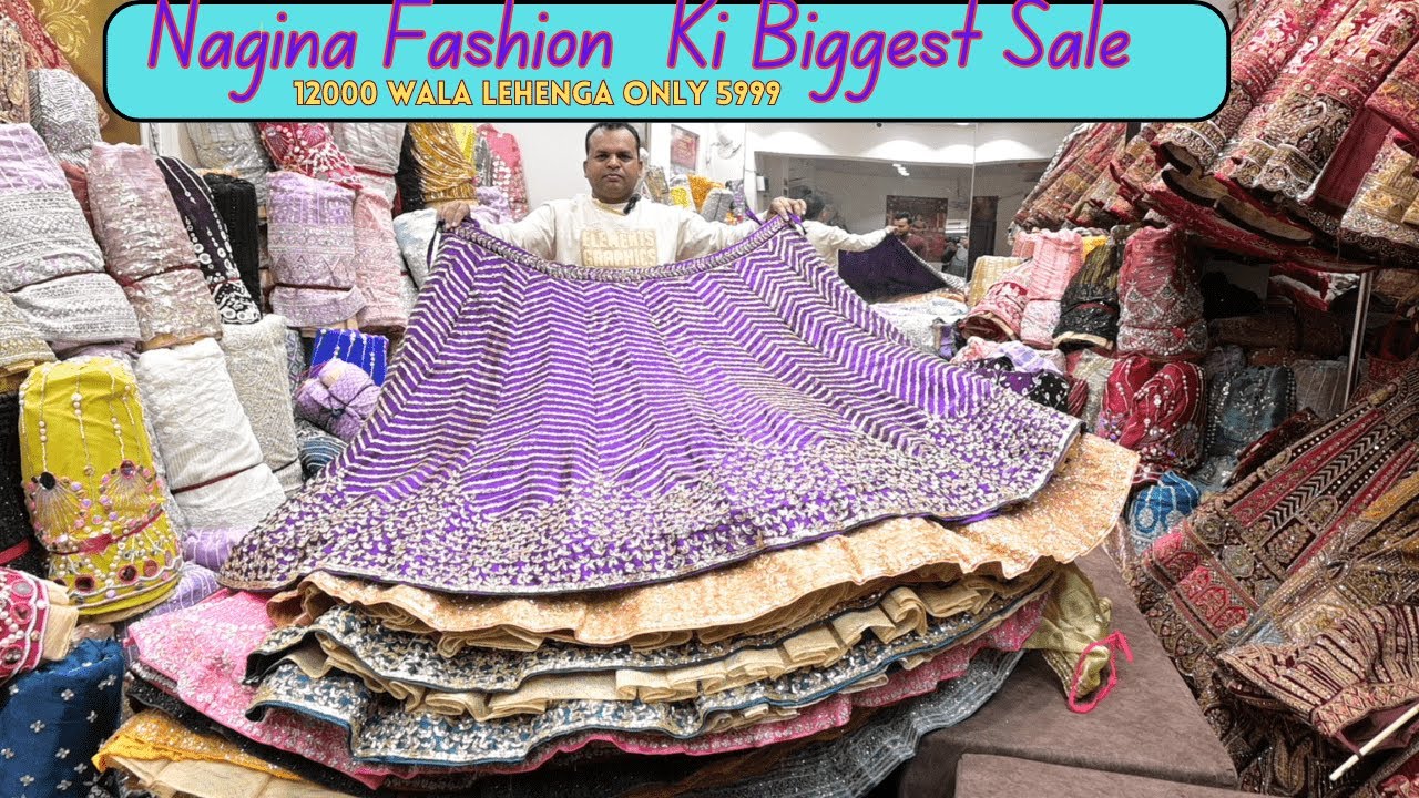 Biggest Sale  | Non Bridal Lehenga Sale | Biggest Sale Lehenga Chandni Chowk | Nagina Fashion ||