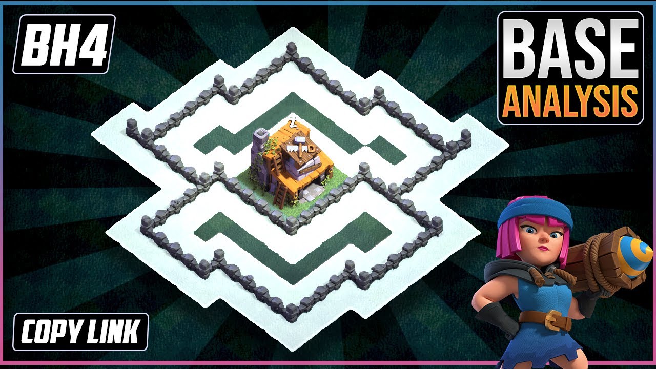 НОВЫЙ УЛЬТИМНЫЙ ТРОФЕЙ BH4 [защита] База 2023!! Дизайн базы трофея Builder Hall 4 с копированием ...