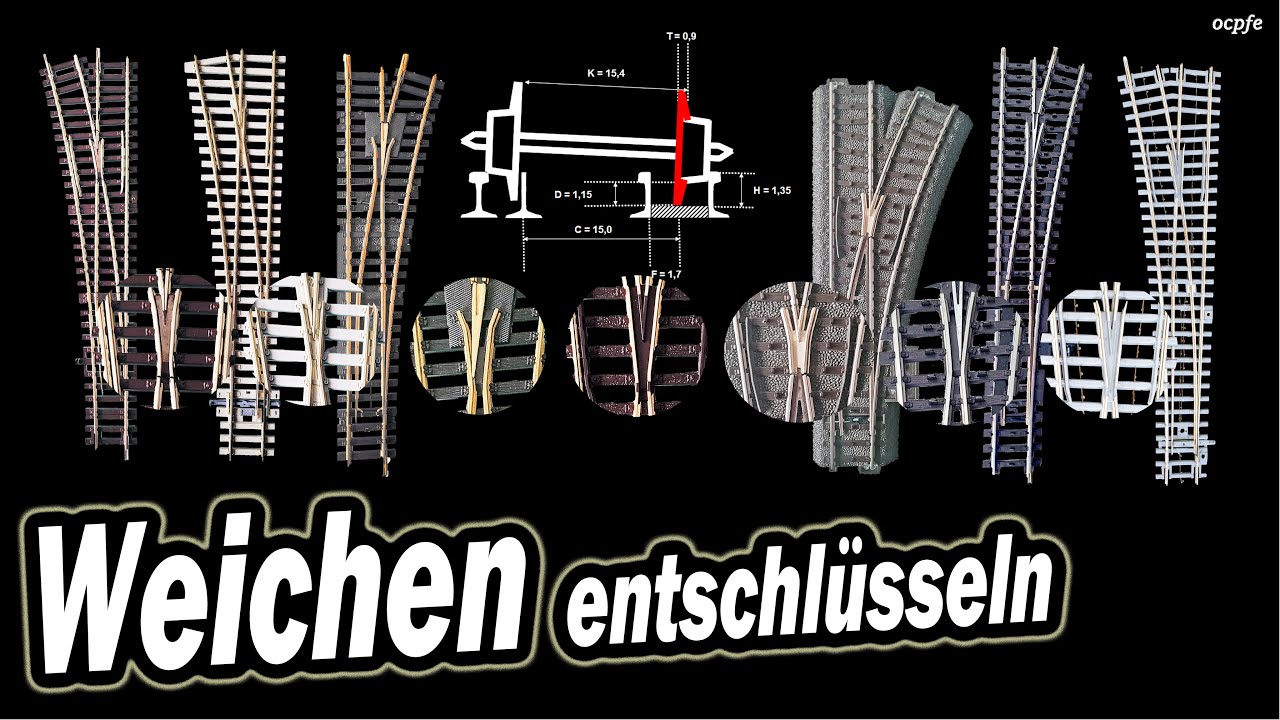 Von Schienen und Rädern - Teil 3: H0 Weichen - Was geht & was geht nicht (inkl. 3-Leiter Betonschw.)