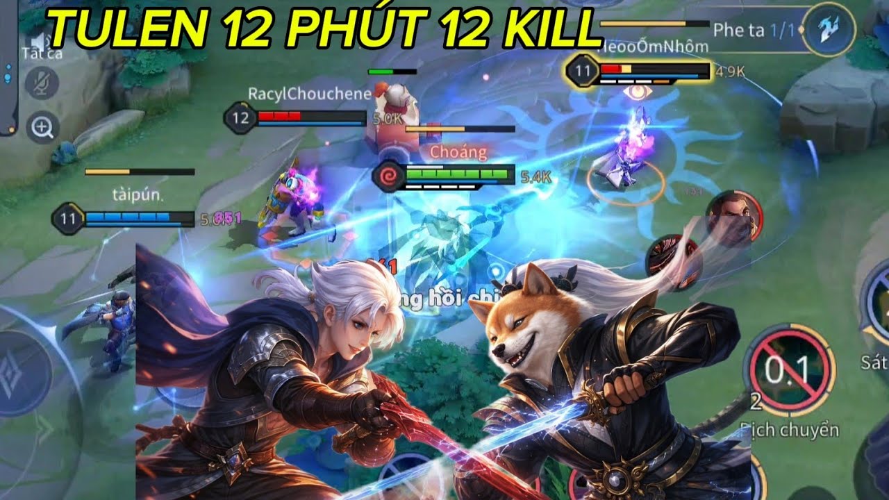 12 phút 12 kill Tulen mùa S1 2026 vẫn mạnh, cứ bật chiêu cuối là có mạng - Liên Quân Mobile