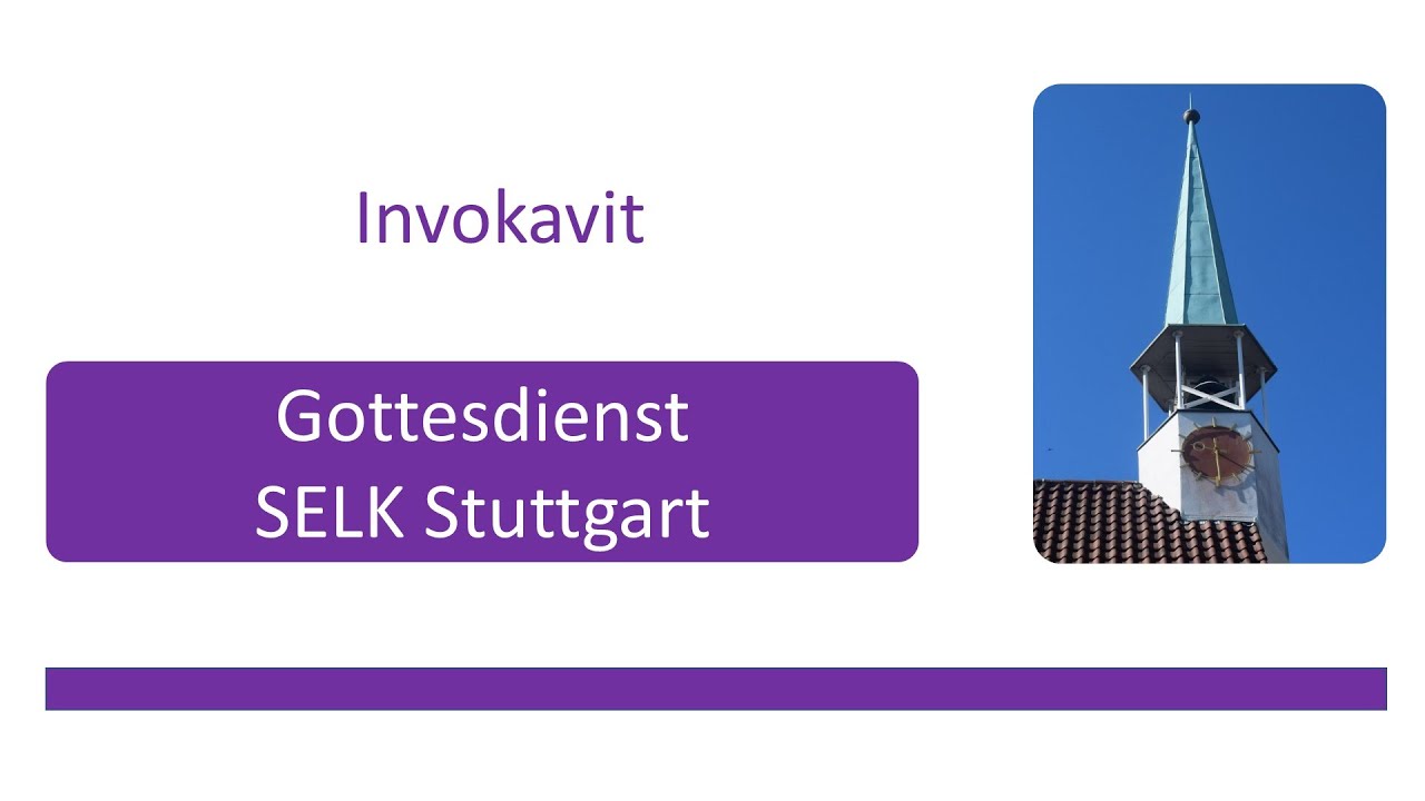 Invokavit, Gottesdienst am 22. Februar 2026 | SELK Stuttgart
