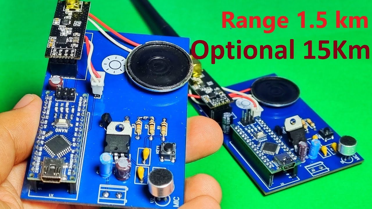 Как сделать беспроводную рацию с помощью Arduino в домашних условиях / Диапазон 1,5 км