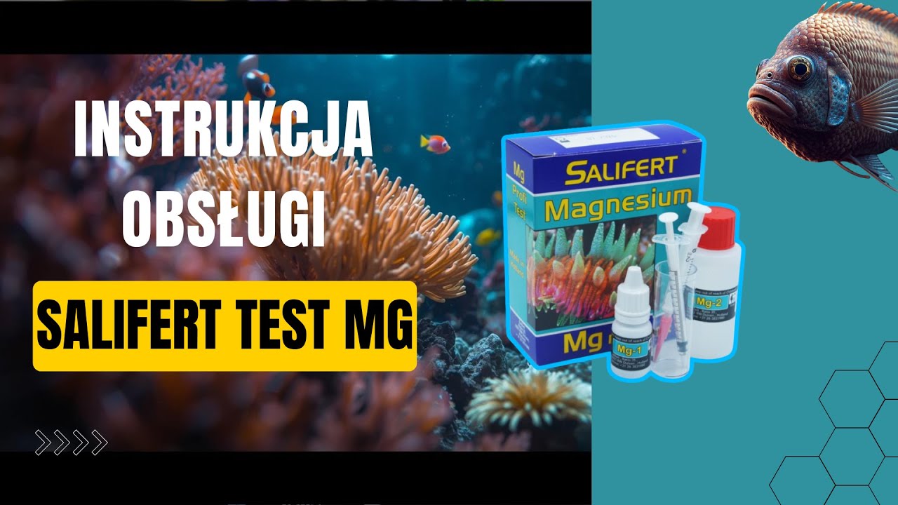 Salifert Mg Test &ndash; instrukcja obsługi pomiaru magnezu w akwarium morskim | Reeftime