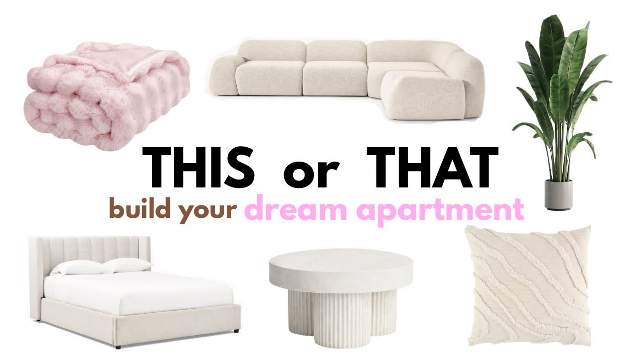 THIS or THAT build your *DREAM APARTMENT* 🏠🪞🛏️🛍️