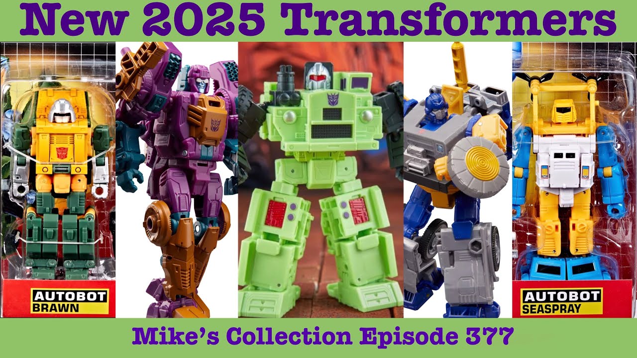 New Transformers Reviews (Constructicons, Retro card, and More)