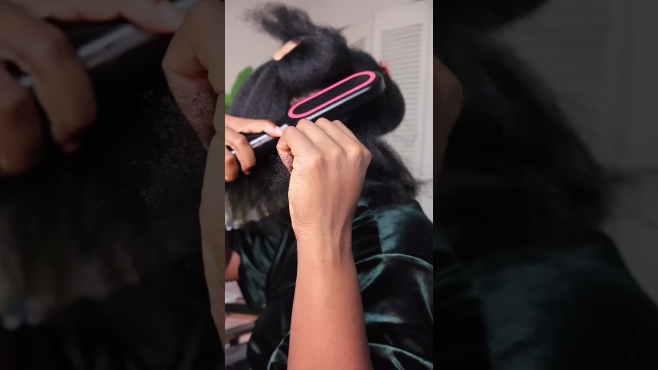 Soft Press 4C Hair w/ Camille Rose temp tamer spray