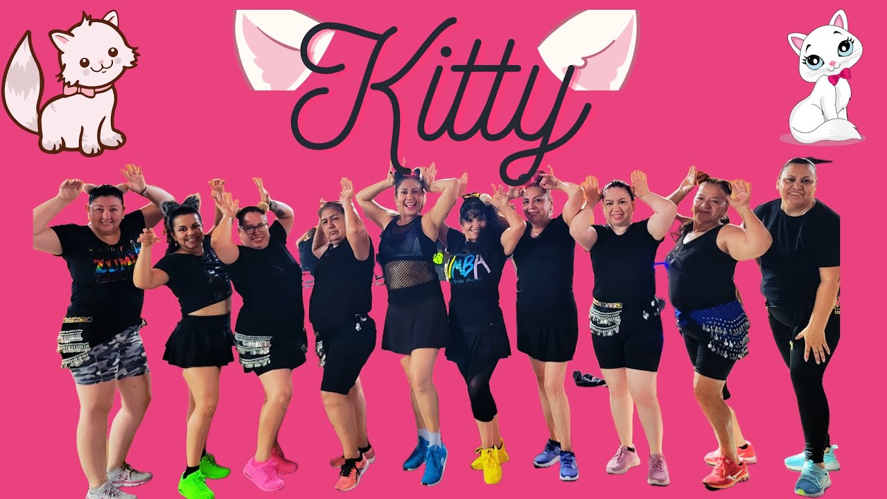 Kitty by @keniaos1973 & @LaJoaqui Zumba con Erika Muñoz 🐈🐱👯‍♂️💃🏻