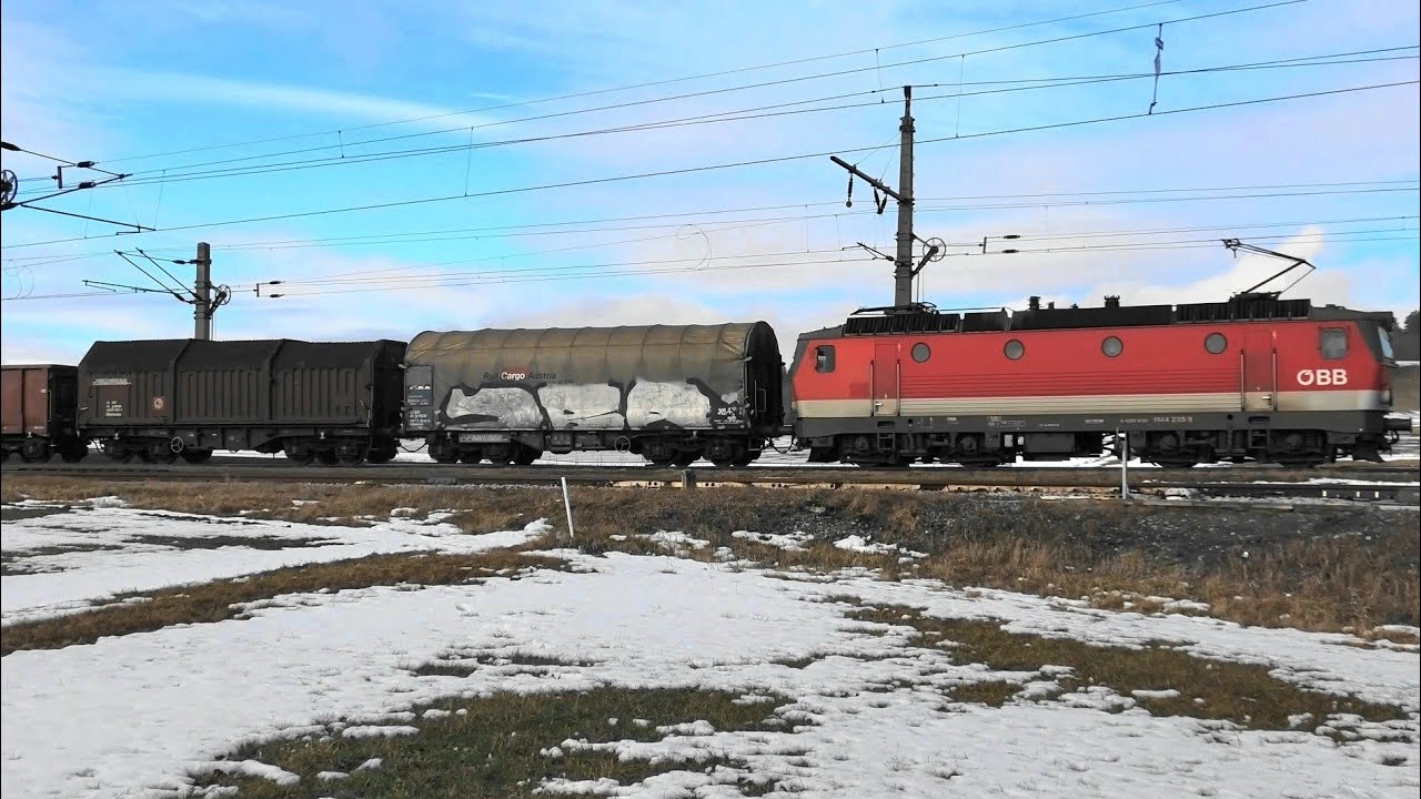 Summerau: Rh1142 ProLok, LKW Walter m. Schadwagon, EC Linz Hbf🔄️Prag, Güterzüge, Bildstock