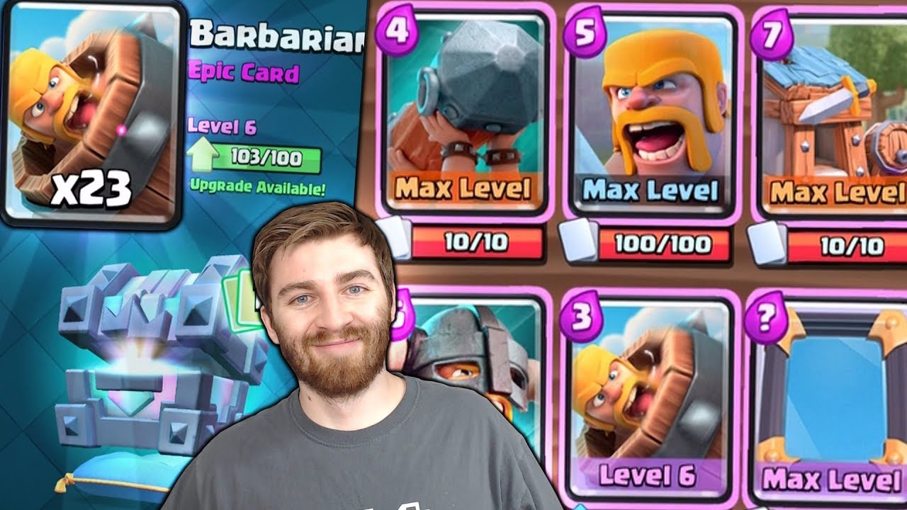 NEW BARBARIAN BARREL ALL BARBARIAN DECK GAMEPLAY! | Clash Royale MAX BARBARIAN BARREL HUNT!