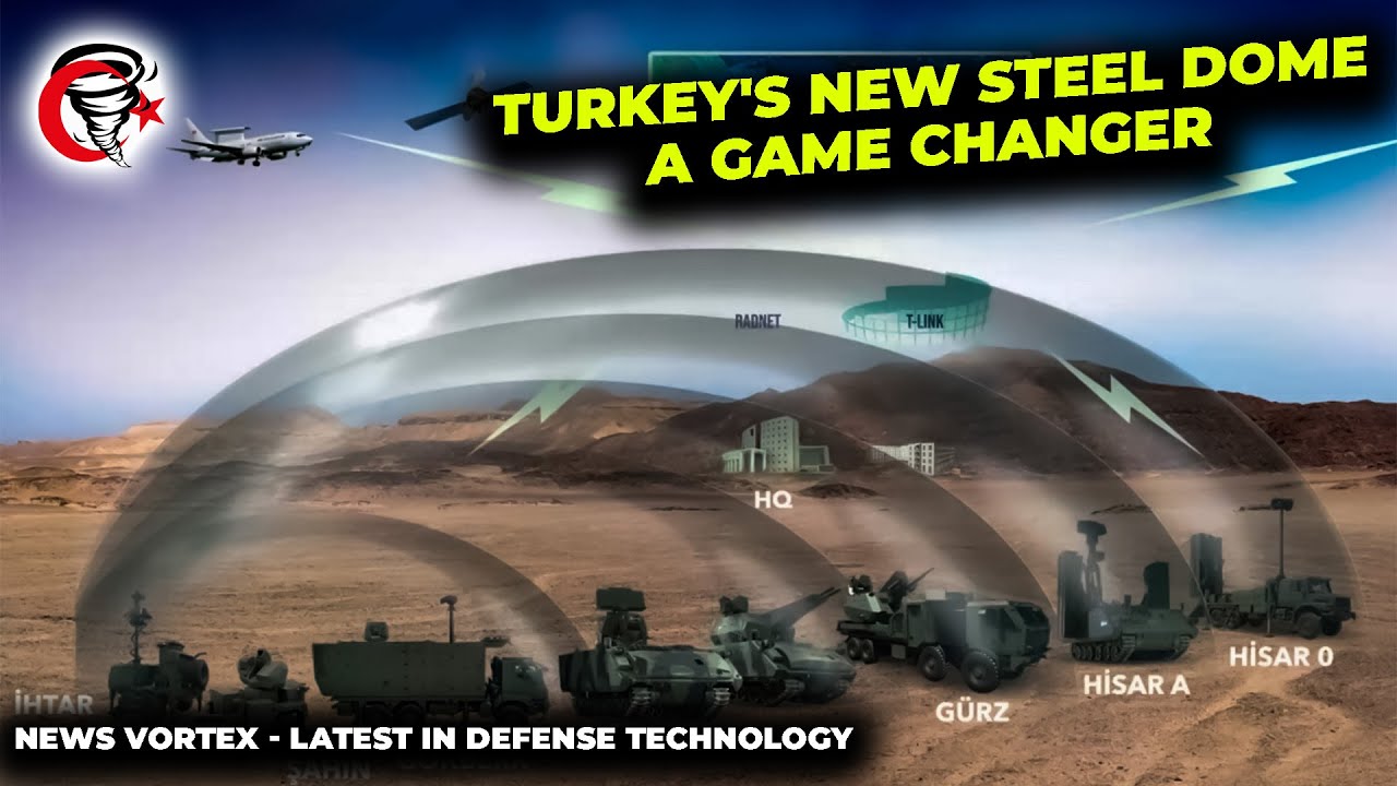 Turkey Unveils Advanced 'Steel Dome' Air Defense System