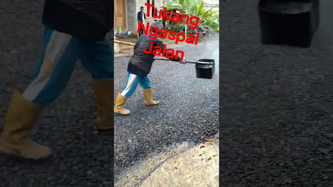 Joss❕✔️Tukang ngaspal jalan cara manual