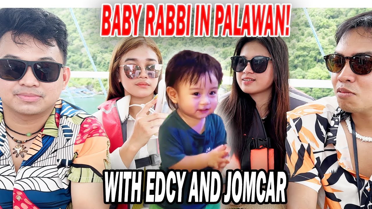 BABY RABBI WITH EDCY AND JOMCAR IN PALAWAN! | Jacq Tapia