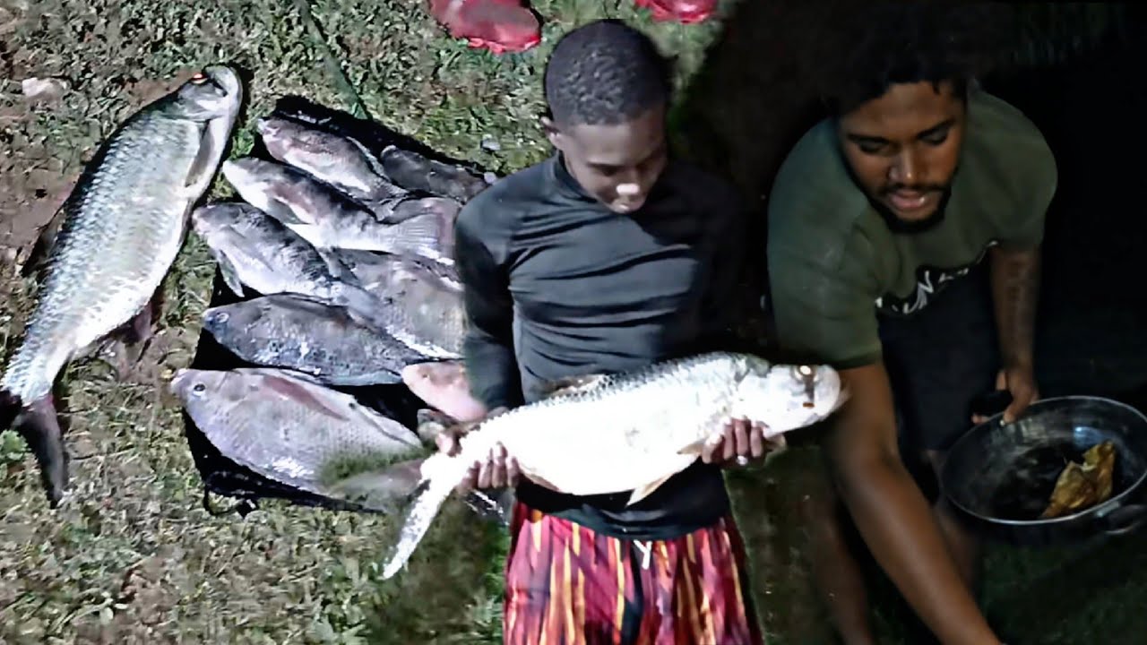 Bawl head k*lled this monster tarpon/ we did cook some fish too (MUST WATCH)