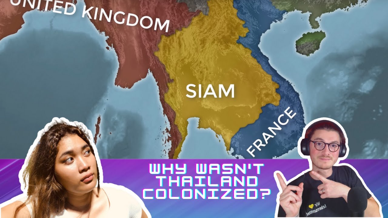 Farang (German) react to Why wasn't Thailand Colonized? in English with my Girlfriend