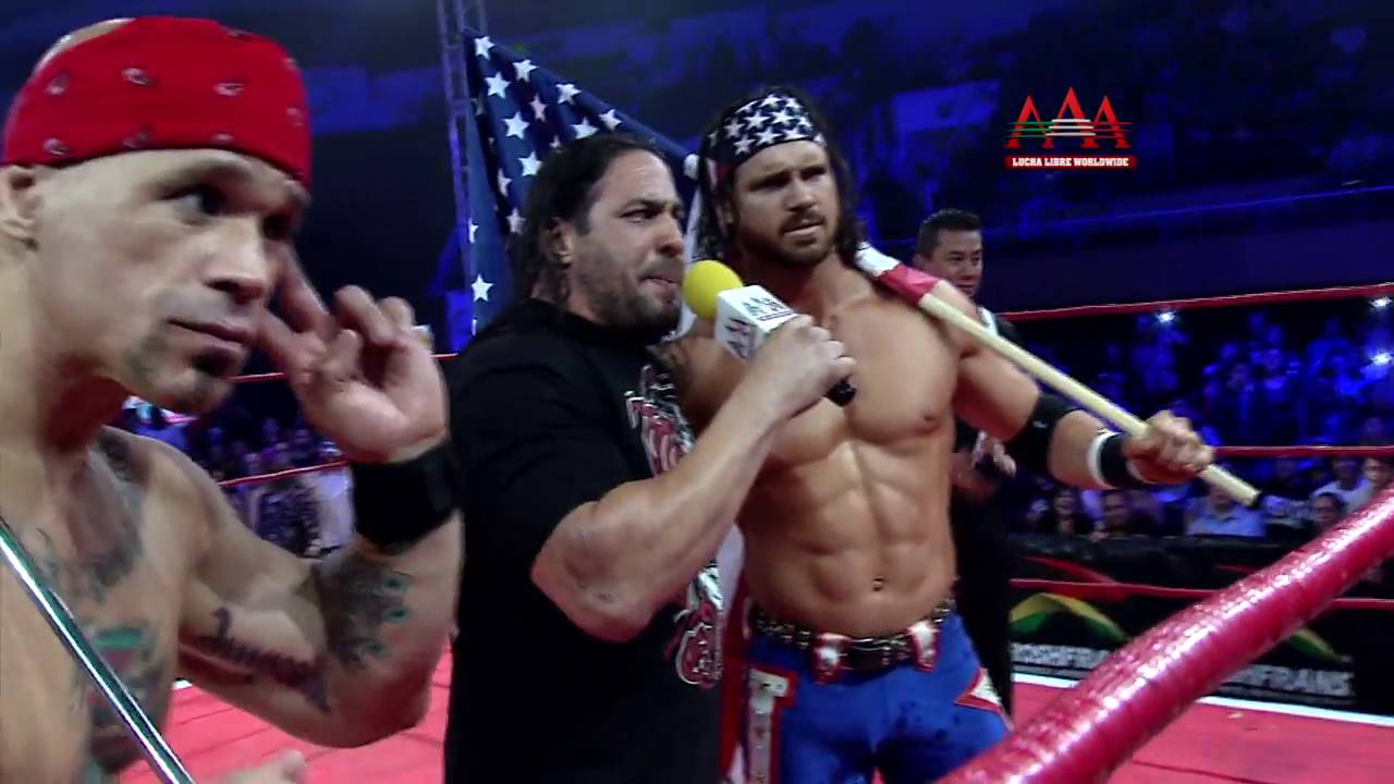 AAA Worldwide desde CDMX  Pentagón Jr. Texano & H. del Fantasma vs Johnny  Mundo, Mesías & Hernandez