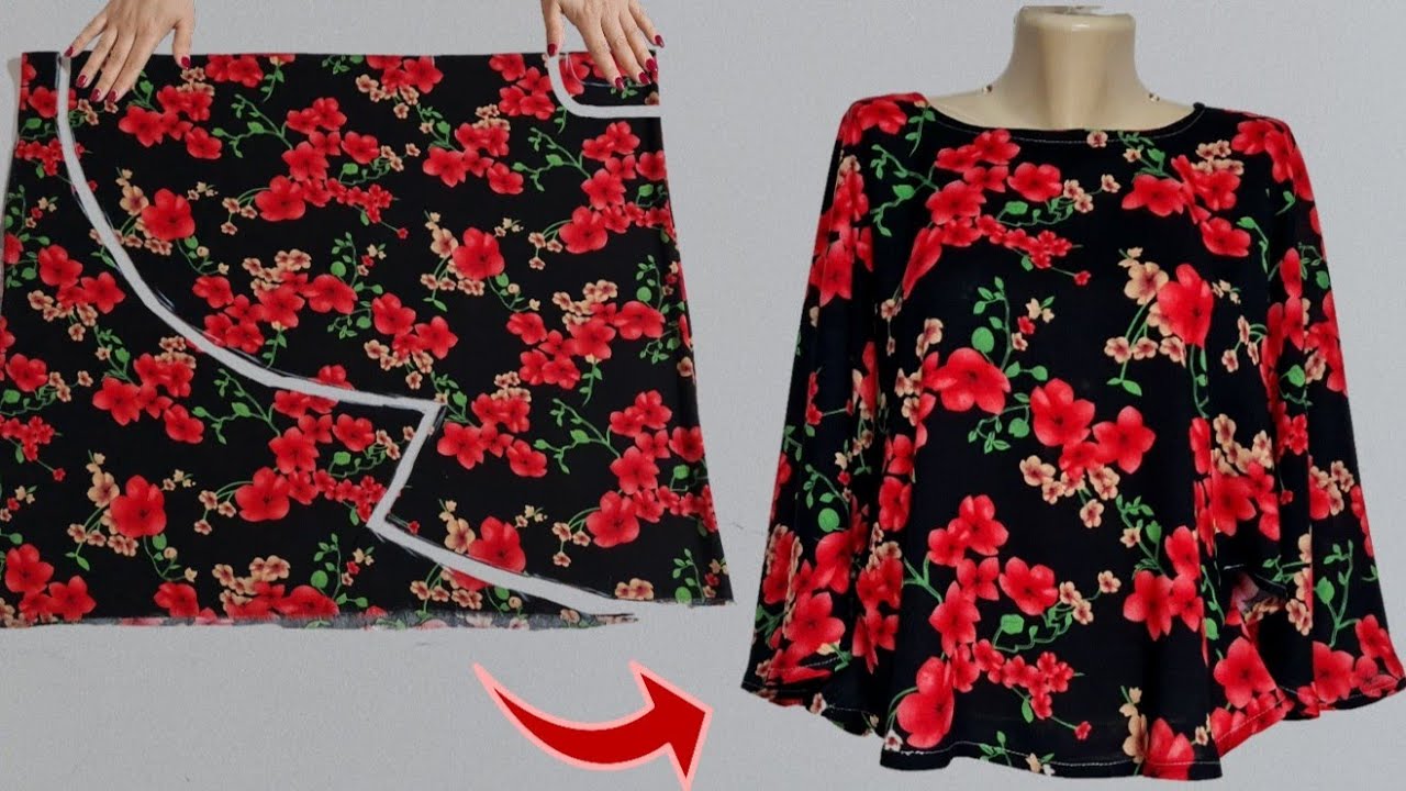 You Don't Have to Be a Tailor ! Sewing Blouses This Way Is Easy And Fast !